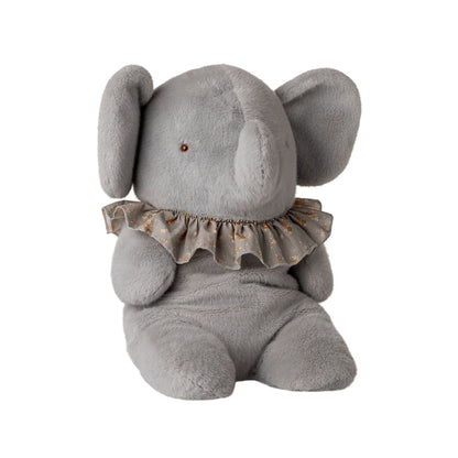 Maileg Big Plush Elephant - Blue/Grey