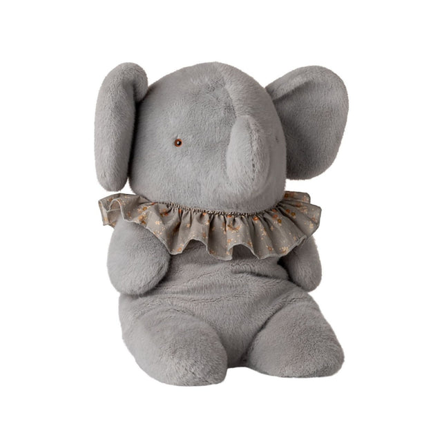 Maileg Big Plush Elephant - Blue/Grey
