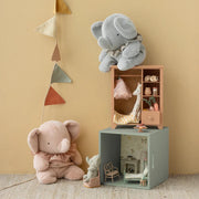 Maileg Big Plush Elephant 45cm - Blue/Grey