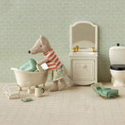 Maileg Big Sister Tricycle Mouse - Green