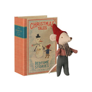Maileg Christmas Baby Mouse In Book