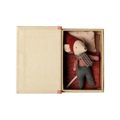 Maileg Christmas Baby Mouse In Book