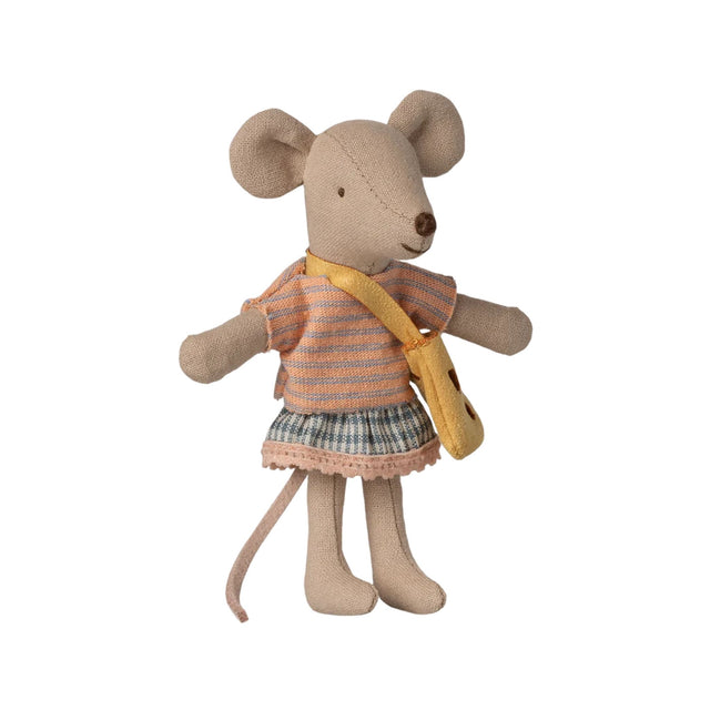 Maileg Little Sister Mouse with Bag