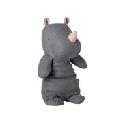 Maileg Medium Safari Friends Rhino 34cm - Dusty Blue
