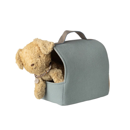 Maileg Pet Carrier - Dusty Blue