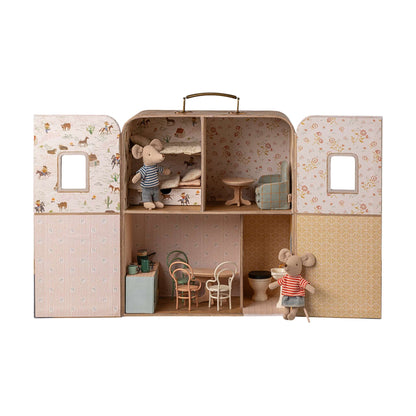 Maileg SuitCasa Little Sister and Brother Mouse