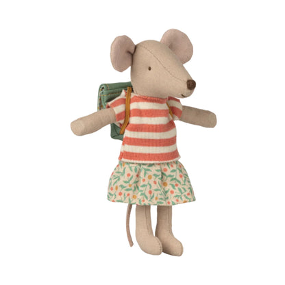 Maileg Big Sister Tricycle Mouse - Green