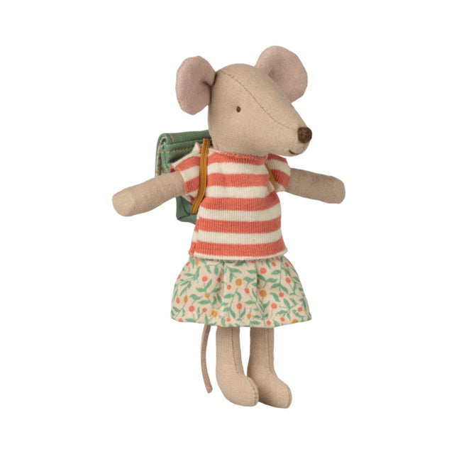 Maileg Big Sister Tricycle Mouse - Green