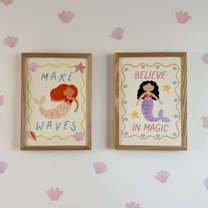 Kid of the Village Make Waves Fine Art Print