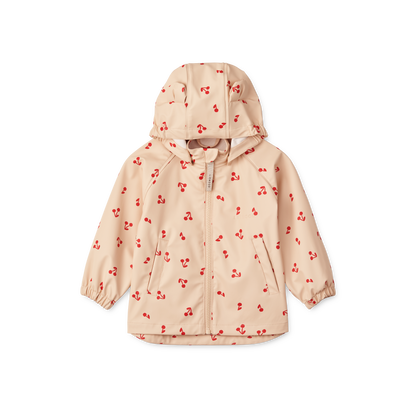 Liewood Melodi Rain Jacket - Cherries / Apple blossom