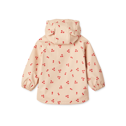 Liewood Melodi Rain Jacket - Cherries / Apple blossom