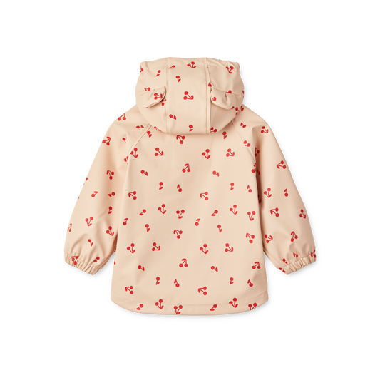 Liewood Melodi Rain Jacket - Cherries / Apple blossom