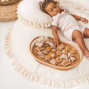 MiniCamp Ruffle Floor Cushion - Ecru