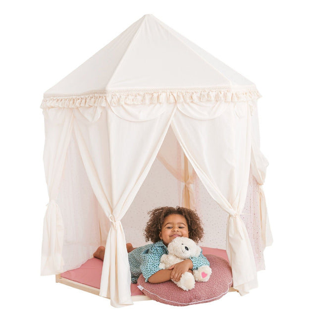 MiniCamp Boho Pavilion Play Tent - Ecru