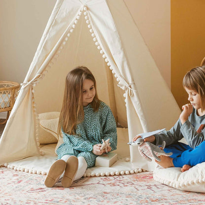 MiniCamp Pom Pom Playmat - Ecru