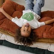MiniCamp Corduroy Floor Cushion - Terracotta