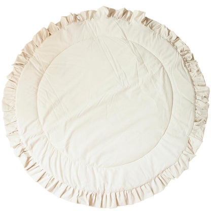 MiniCamp Ruffle Playmat - Ecru