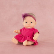 Miniland Asian Baby Girl Doll - 21cm
