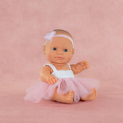 Miniland Caucasian Girl Baby Doll - 21cm
