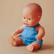Miniland Caucasian Boy Baby Doll - 21cm