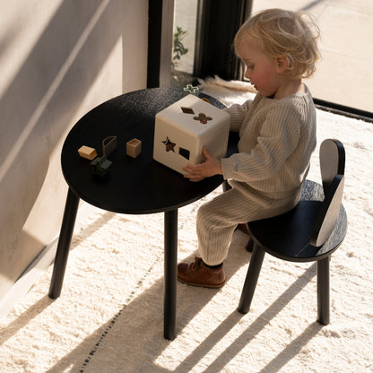 Nofred Mouse Table (2-5 years) - Black