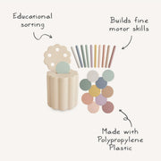 Mushie Coin & Tube Sorting Set