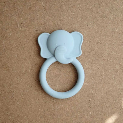 Mushie Teether - Elephant Cloud