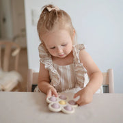 Mushie Flower Press Toy - Soft Lilac