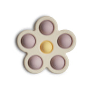 Mushie Flower Press Toy - Soft Lilac