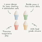 Mushie Mix And Match Ice Cream Set