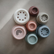 Mushie Stacking Cups - Petal