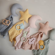 Mushie Teether - Bunny - Sage