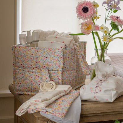 Avery Row Nappy Caddy - Wildflower Garden