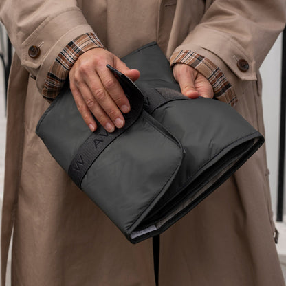 Avery Row Travel Baby Changing Mat - Soft Black