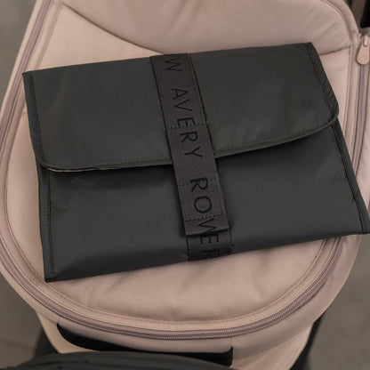 Avery Row Travel Baby Changing Mat - Soft Black