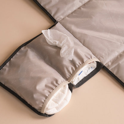 Avery Row Travel Baby Changing Mat - Soft Black