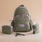 Avery Row Baby Changing Backpack - Olive