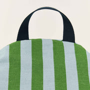 Nobodinoz Bliss Long Beanbag - Green Blue Stripes