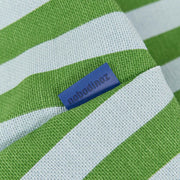 Nobodinoz Bliss Long Beanbag - Green Blue Stripes