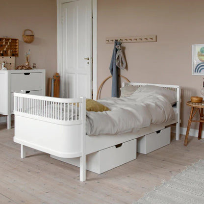 Sebra Bed Junior and Grow - Classic White