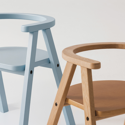 Nobodinoz Growing Green Kid's Chair - Baltic Blue