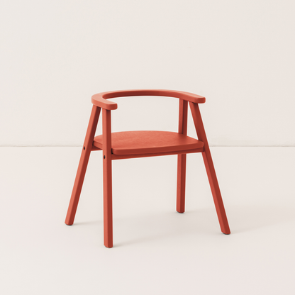 Nobodinoz Growing Green Kid's Chair - Burnt Red