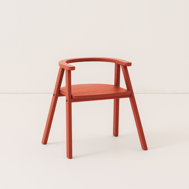 Nobodinoz Growing Green Kid's Chair - Burnt Red