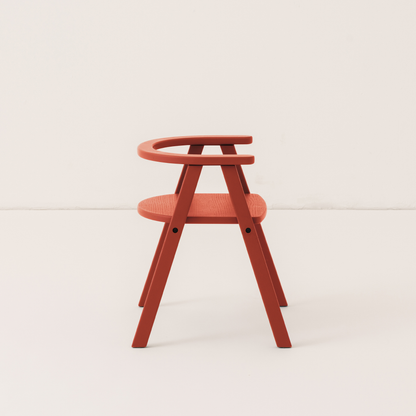 Nobodinoz Growing Green Kid's Chair - Burnt Red