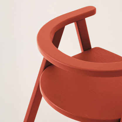 Nobodinoz Growing Green Kid's Chair - Burnt Red