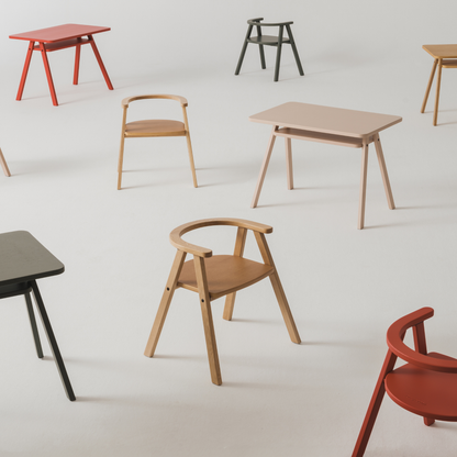 Nobodinoz Growing Green Kid's Table - Baltic Blue