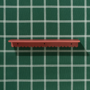 Nobodinoz Lacquered Steel Large Wall Shelf - Burnt Red