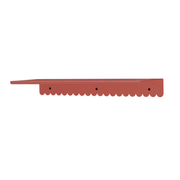 Nobodinoz Lacquered Steel Large Wall Shelf - Burnt Red