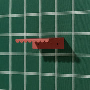 Nobodinoz Lacquered Steel Small Wall Shelf - Burnt Red