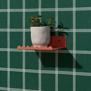 Nobodinoz Lacquered Steel Small Wall Shelf - Burnt Red